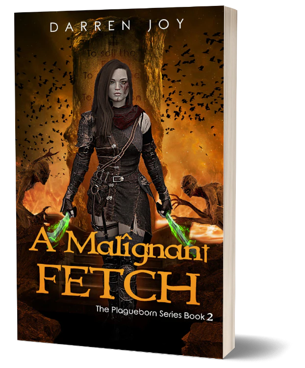 A Malignant Fetch by Darren joy - book cover