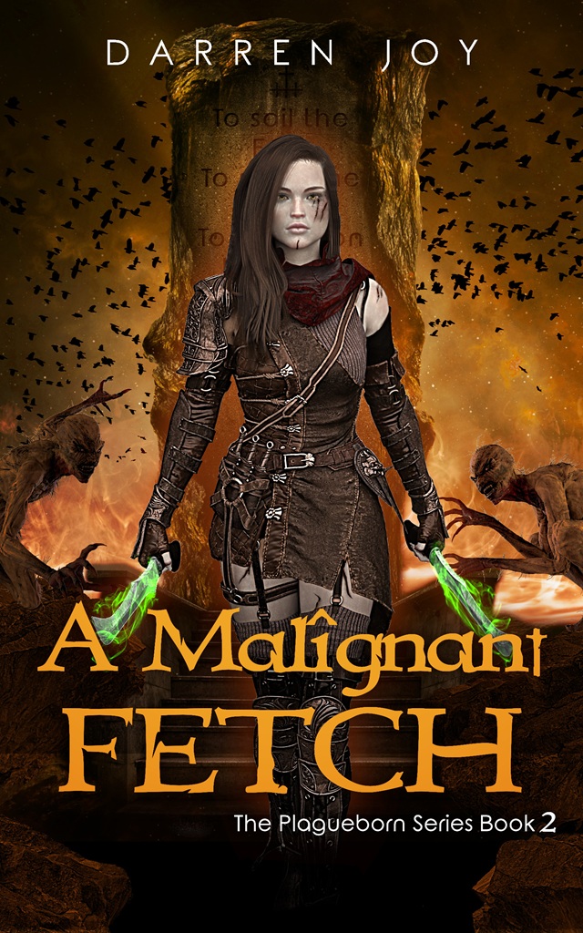 A Malignant Fetch by Darren joy - book cover
