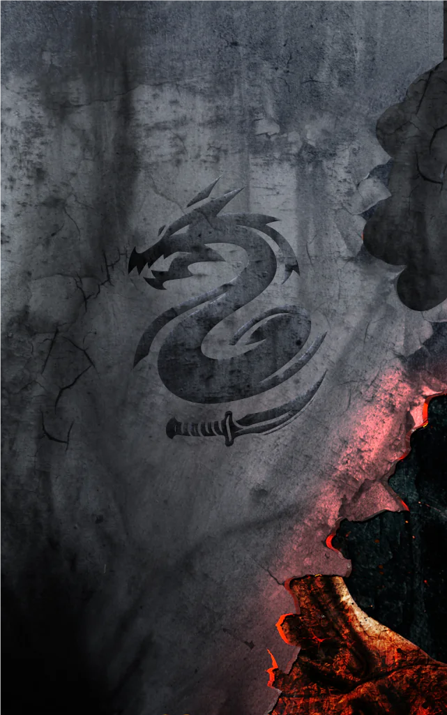 Temporary placeholder cover for World Soul Book 1 featuring the author’s dragon‑and‑blade logo.